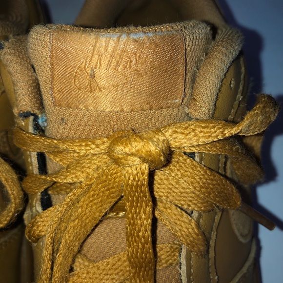 Nike Af1 Shoes Low Boys  Size4.5Y  All Light Brown Af1 Upc00193153721745 - Picture 7 of 12